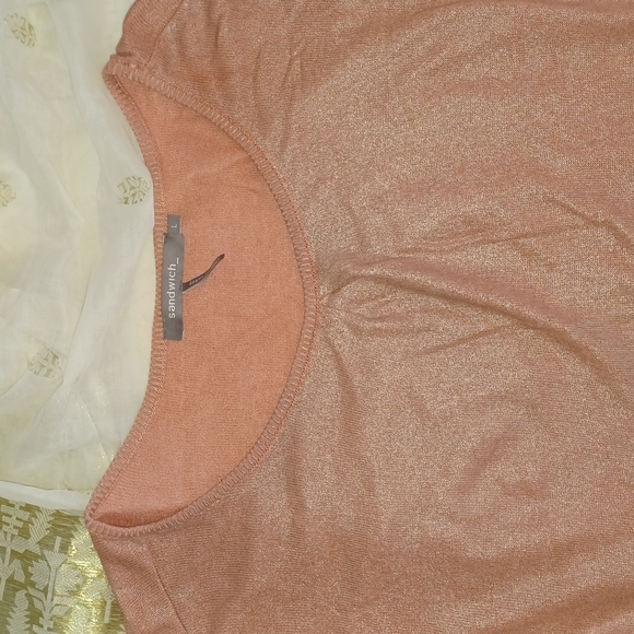 Sandwich‎ viscose linen light sweater large - Picture 2 of 3